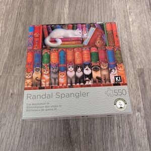 Randal Spangler Cats on a Bookshelf Puzzle
